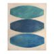 Abstract painting on wood panel signed Eawy