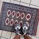 Tapis vintage fait main Boukhara 56cm x 83cm - 1C997