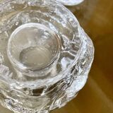 Pair of candlesticks "Snowball" – Ann Wolff for Kosta Boda, Sweden (1973)