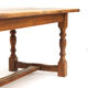 Rustic Farmhouse Brutalist Oak Dining Table