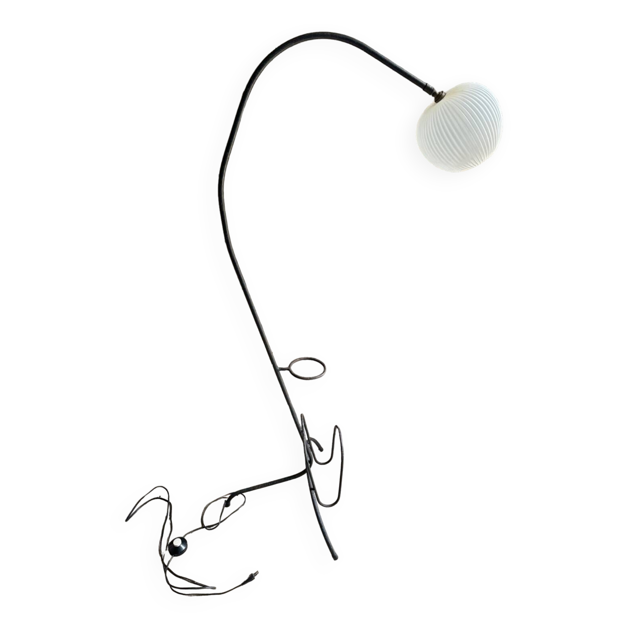 1950s tripod floor lamp
