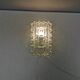 Helena Tynell Wall Lamp, Cast Bubble Glass, Black Metal, 1960s Germany