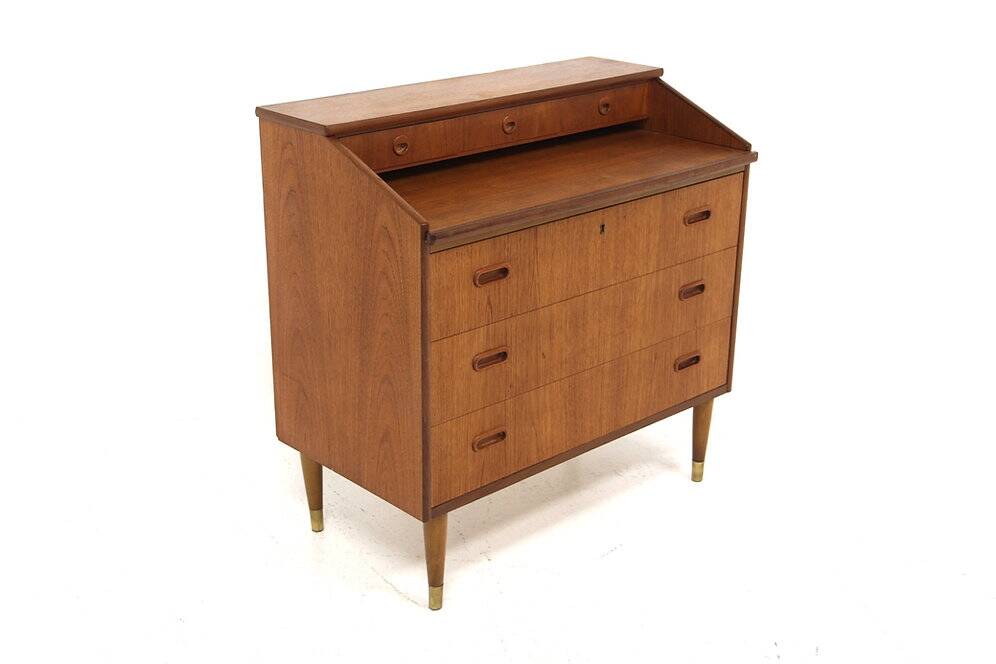 Scandinavian teak secretary, Sweden, 1960