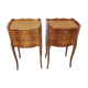 Pair of bedside three drawers Louis XV style