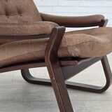 1970s, Danish design by Georg Thams, lounge chair, furniture leather.