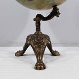 Terrestrial Globe in Lithographed Paper and Cast Iron, J.Lebègue & Cie – Late 19th Century
