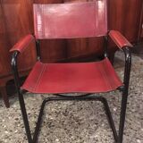 Lot de 4 fauteuils cuir Matteo Grassi