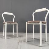 Set of 4 calligaris dining chairs, 1980s