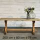 Rustic farmhouse table