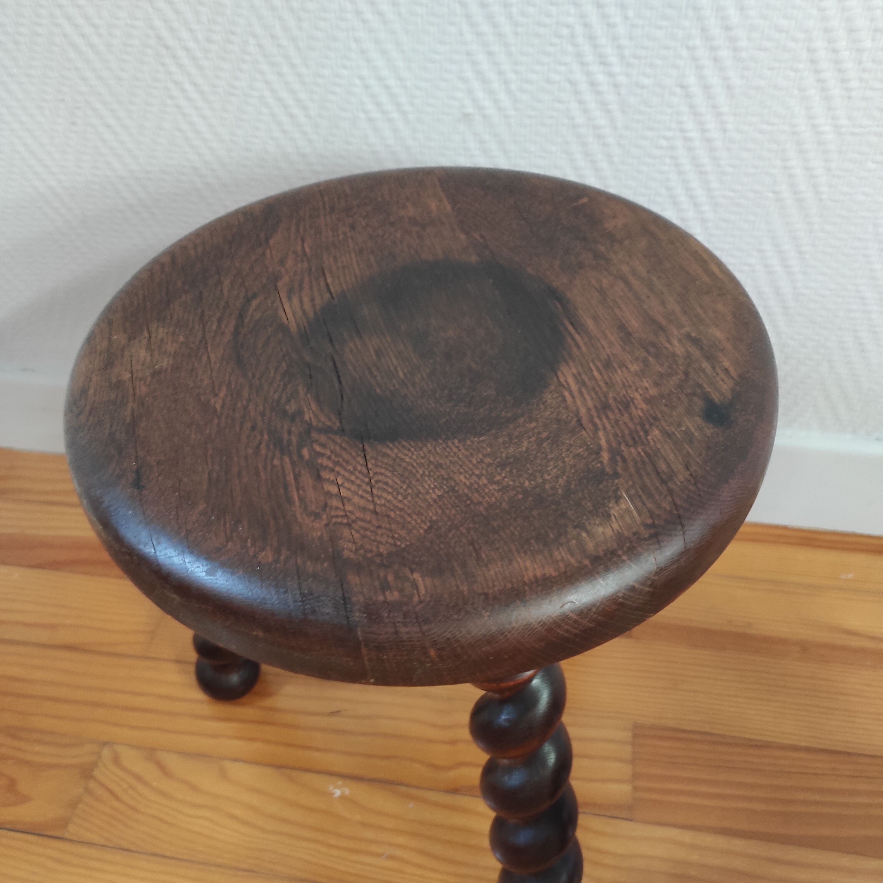 Brutalist tripod stools