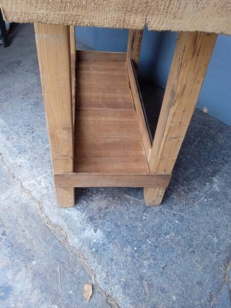 Workbench 120cm old solid wood