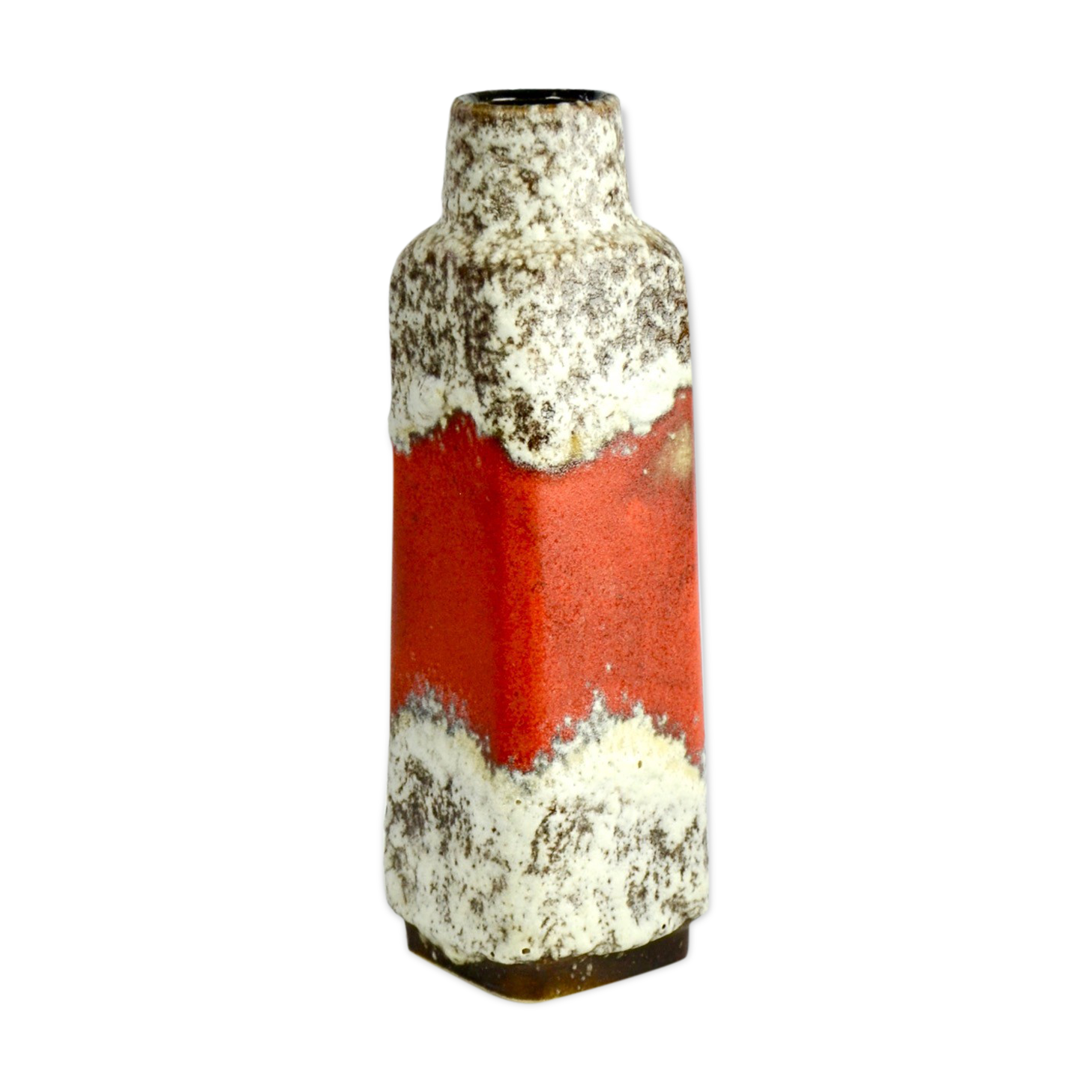 Vase W Germany fat lava ES Keramik 1960