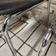 Set of four vintage 1970 sled chairs