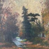 Signed landscape from the beginning of the 20th century