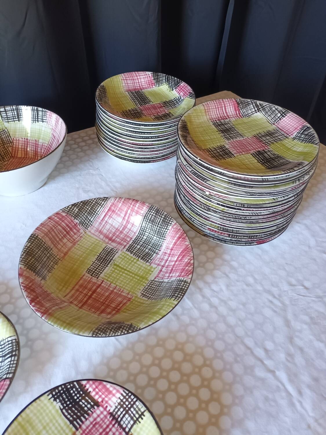 Service vintage Sarreguemines