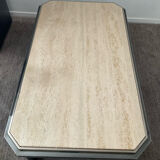 Travertine coffee table in the 70s