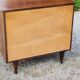 Vintage chest of drawers from the 50s/60s in oak 4 drawers feet bobbin