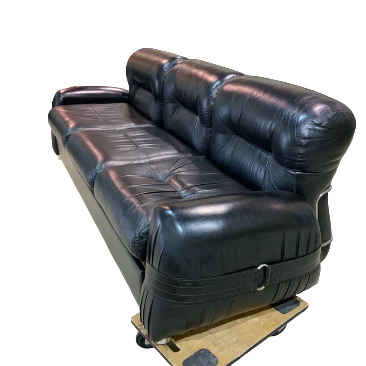 3 Room Living Room, Italy 1970/80 Black “adriano Piazessi”