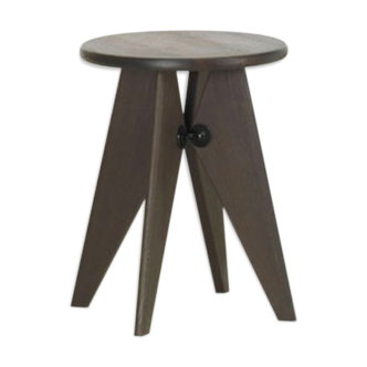 Vitra - Tabouret Solvay Chène Fumé - Jean Prouvé, 1941