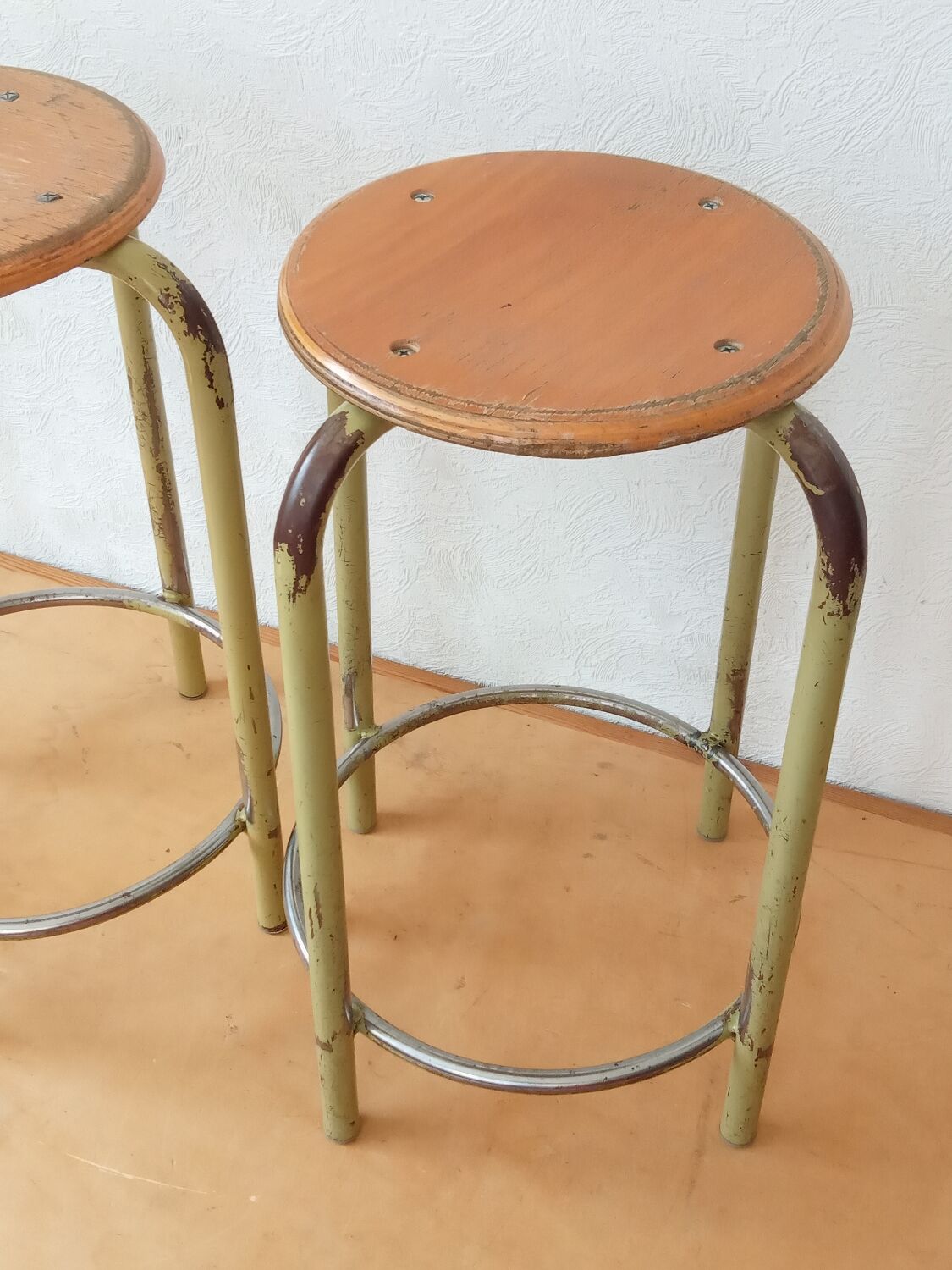 Pair of school stools