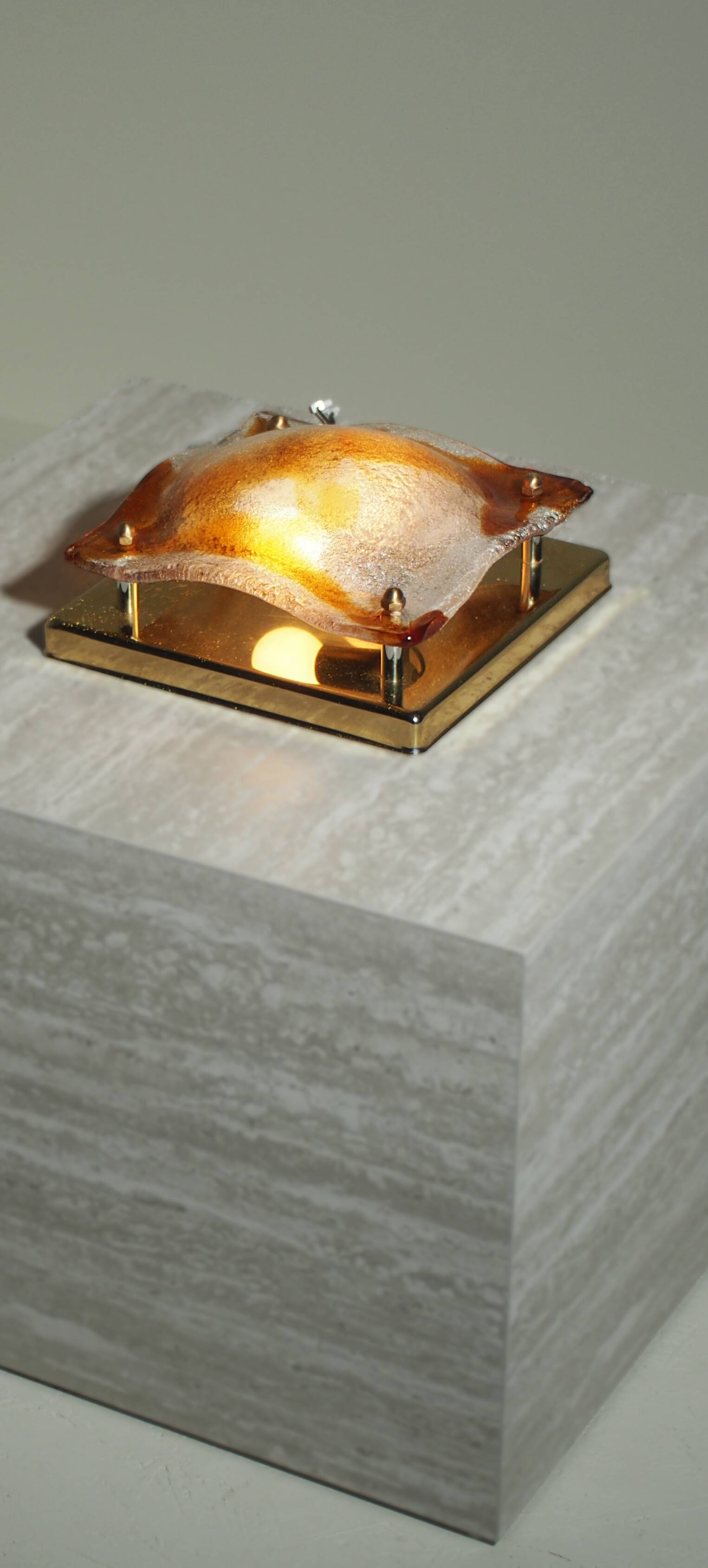 Wall sconces by Toni Zuccheri for A.V. Mazzega, set of 4.