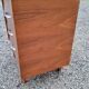 Chest of drawers of the 50s in rosewood spindle feet and fins