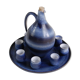 Ceramic liqueur service by Bernadette Sepulchre - Belgium