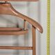 Vintage blond wood night valet, 50s-60s