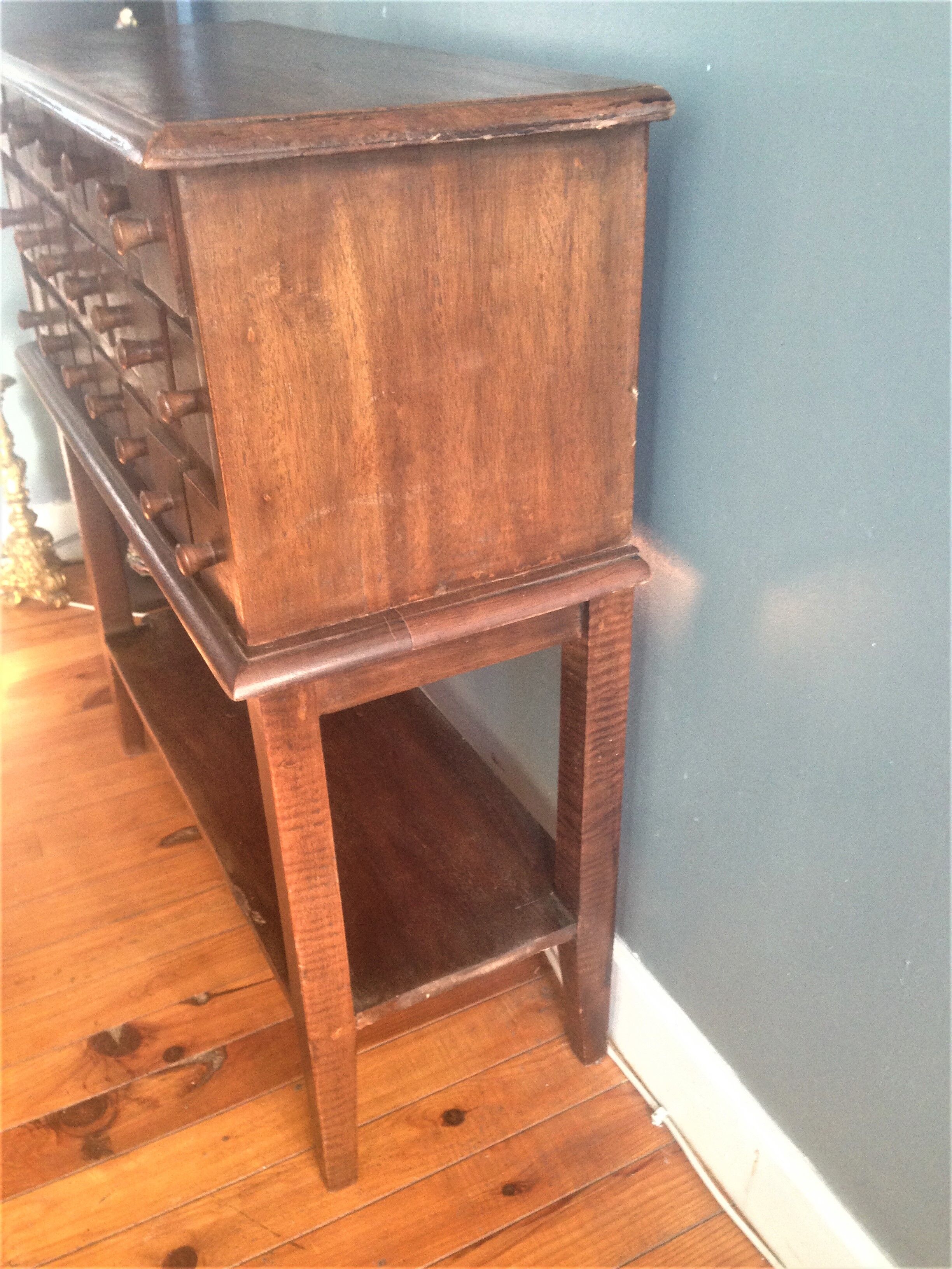 Old apothecary dresser early 20th century