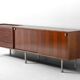 Rare mid-century sideboard bar unit in teak by Belform, 1960