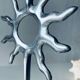 Pair of sun candle holders