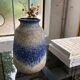 Vase Scheurich bleu moucheté