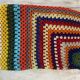 Large check, bed throw - Vintage - Synthetic - 200x240cm
