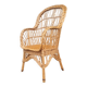 Rattan and wicker armchair 1960