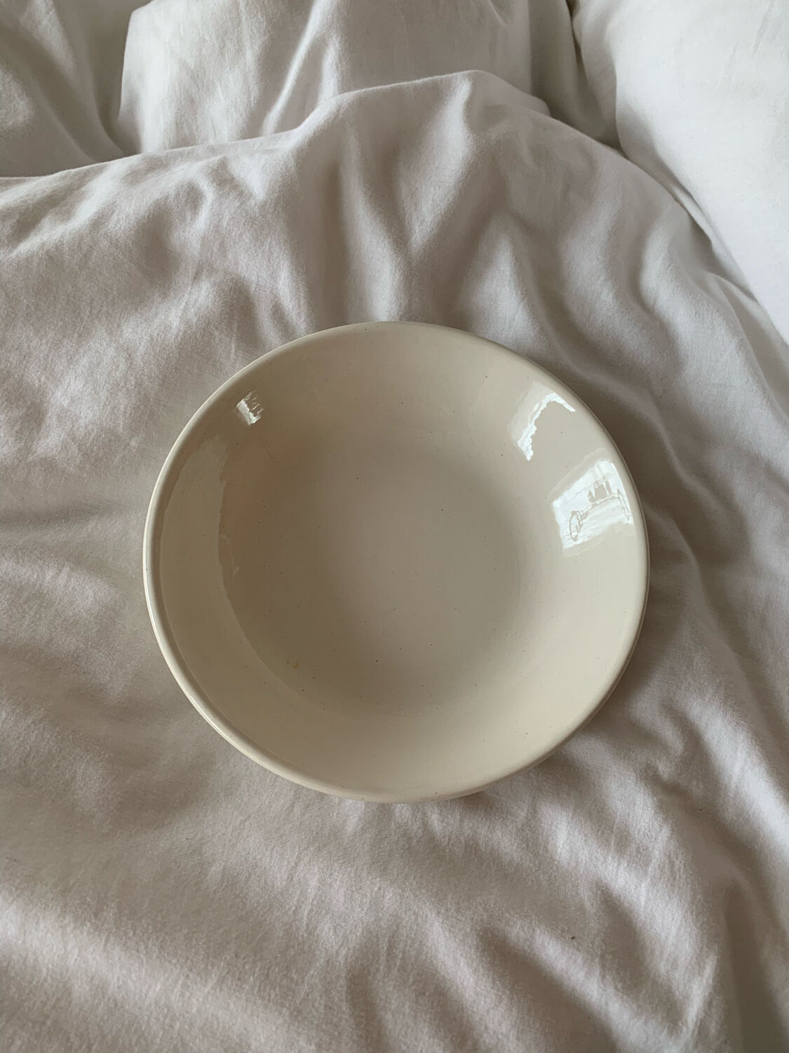 Hollow plate with old soup digoin france sarreguemine