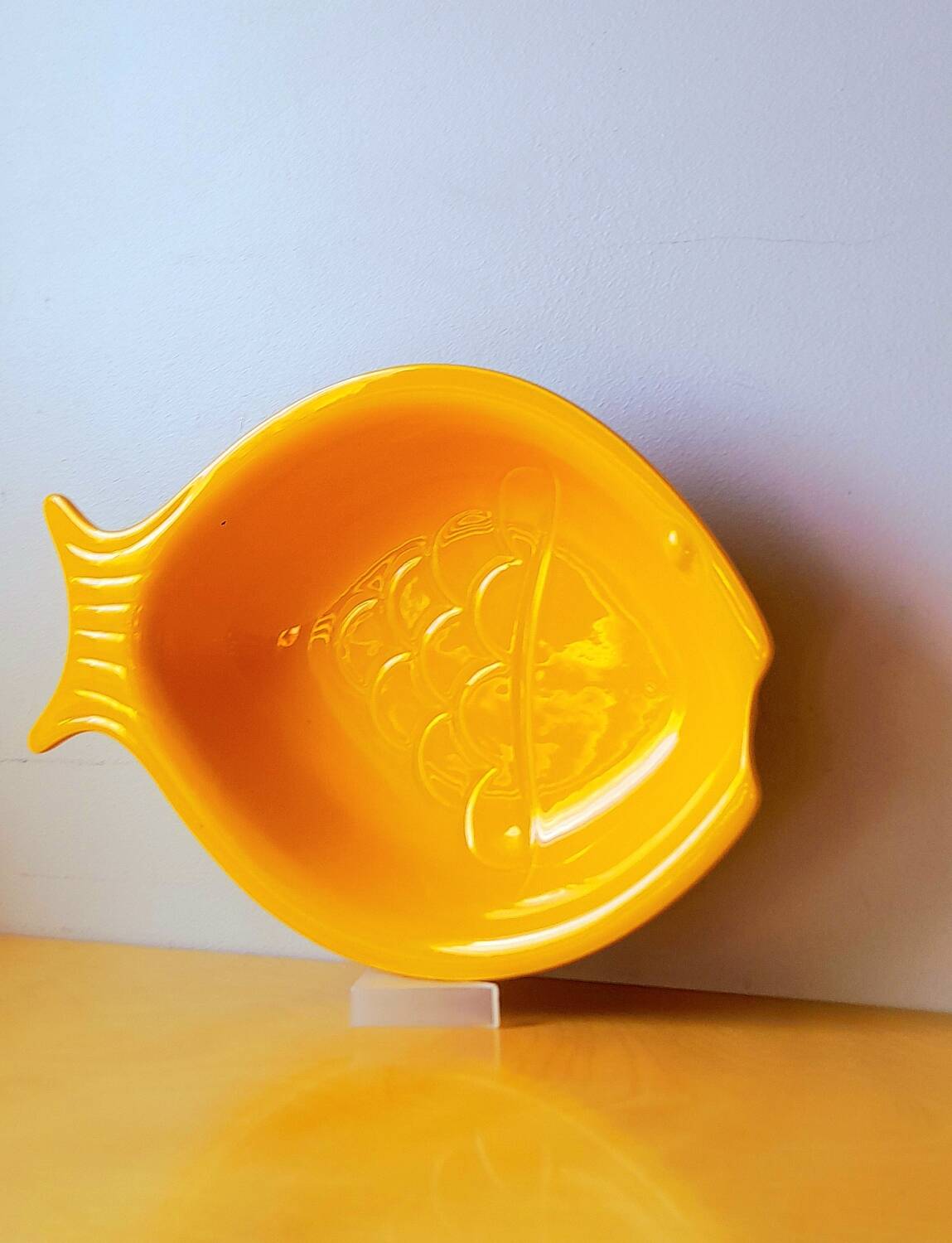 Ceramic fish dish from Brittany