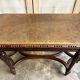 Dark wood piano bench