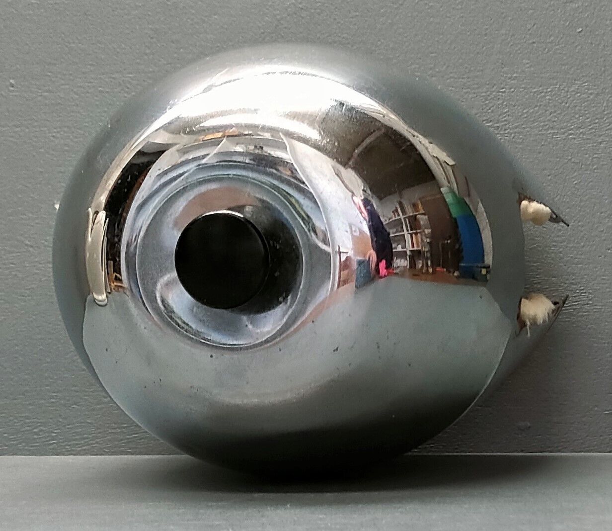 Old teapot Salam tea Villeroy & Boch porcelain and metal ~ 50s