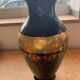 Vase empire Napoleon III bleu de Sevres