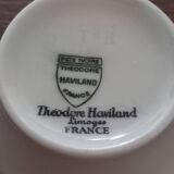 Haviland sugar bowl, jug and cup set