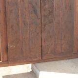 Indian door in old teak piece and patina of origin