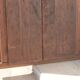 Indian door in old teak piece and patina of origin