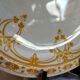 Oval earthenware plate Creil and Montereau Bruges 43x31cm