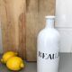 "Beaujolais" white ceramic bottle