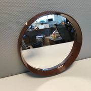 Miroir rétro des années 1970, de Danish Design, fabriqué au Danemark.