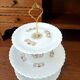 Antique porcelain cake stand