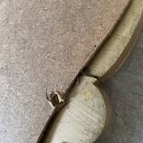 Golden resin rock mirror  42x68cm