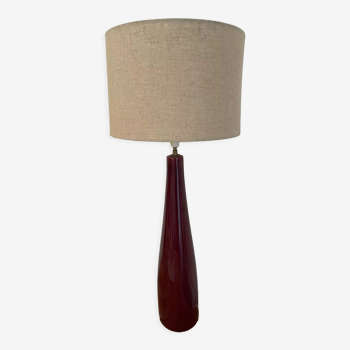 Lampe céramique Kostka bordeaux