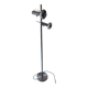 Vintage 70s floor lamp in chrome and aluminum reflector
