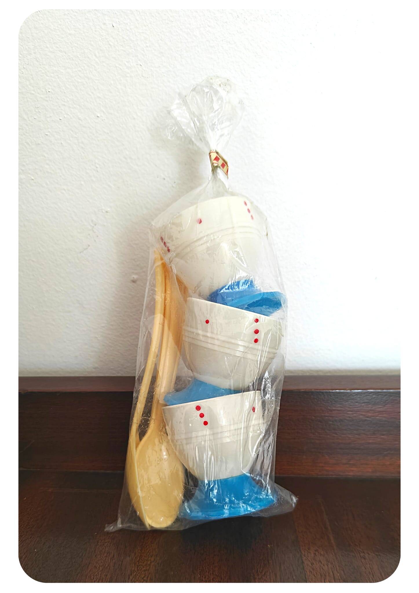 Set coquetiers et cuillères à œuf - Années 50